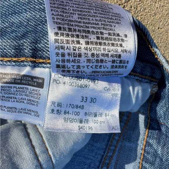 Levi’s 501 Original Fit Men’s Jeans 33 / 30 - Picture 4 of 5